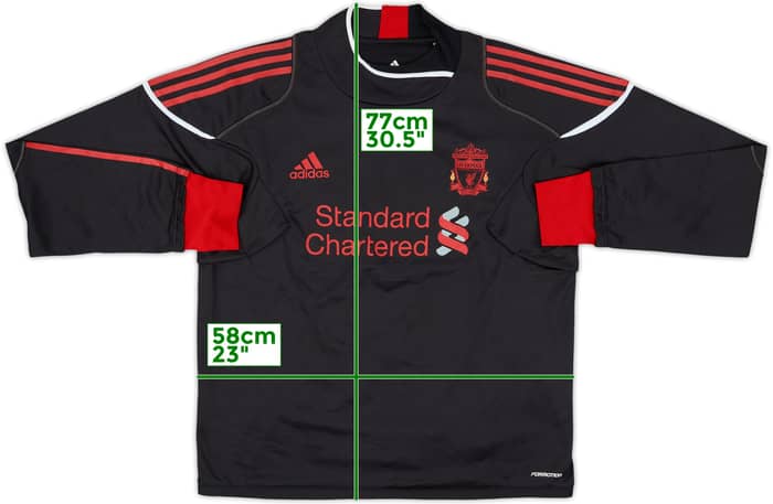 2010-11 Liverpool adidas Formotion Sweat Top - 8/10 - (L/XL)