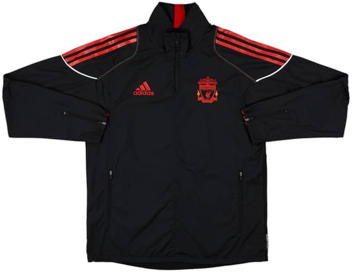 2010-11 Liverpool adidas 1/4 Zip Drill Top - 8/10 - (S)