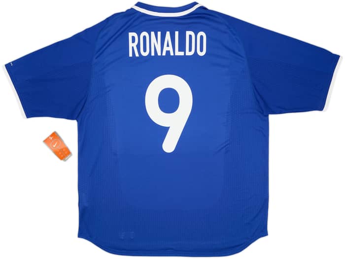 2000-02 Brazil Away Shirt Ronaldo #9 (XL)