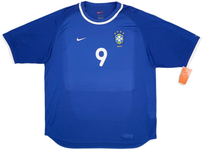 2000-02 Brazil Away Shirt Ronaldo #9 (XL)