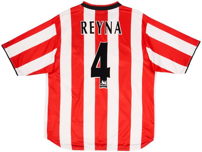 2000-02 Sunderland Home Shirt Reyna #4 - 8/10 - (L)