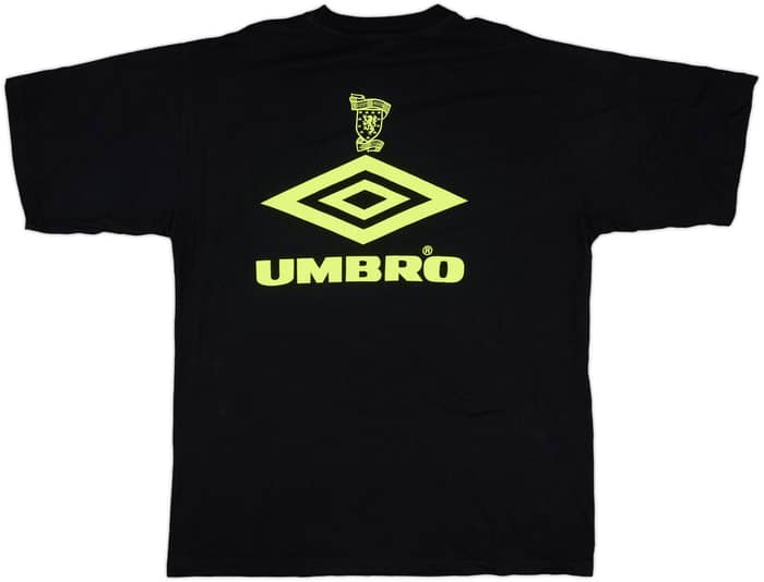 1996-97 Scotland Umbro 'Euro 96' Graphic Tee - 8/10 - (XXL)