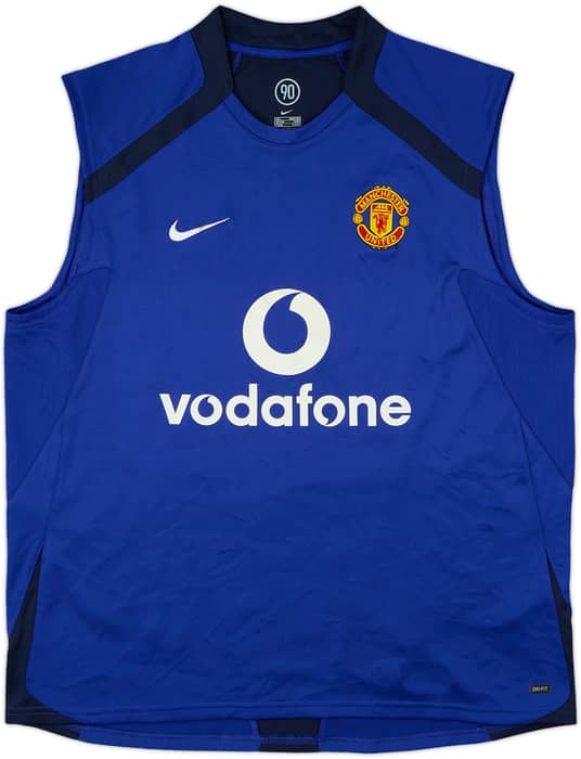2005-06 Manchester United Nike Training Vest - 7/10 - (L)