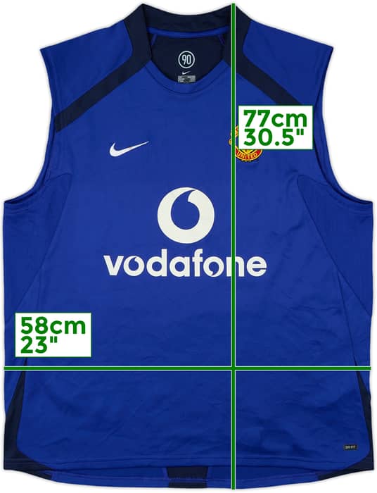 2005-06 Manchester United Nike Training Vest - 7/10 - (L)