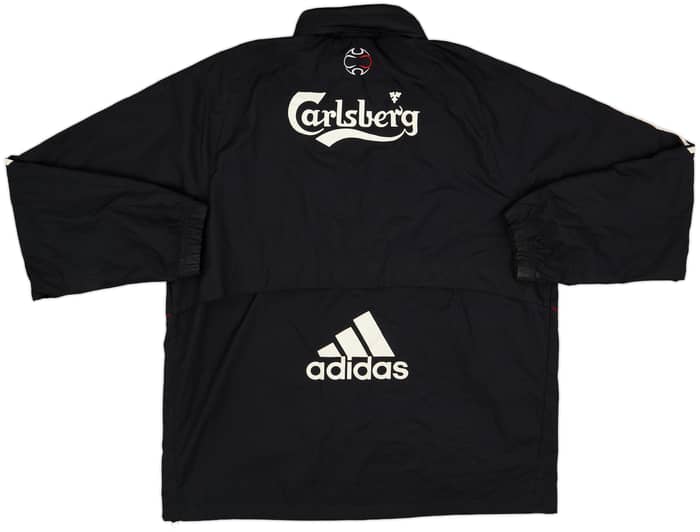 2007-08 Liverpool adidas Hooded Track Jacket - 7/10 - (L/XL)