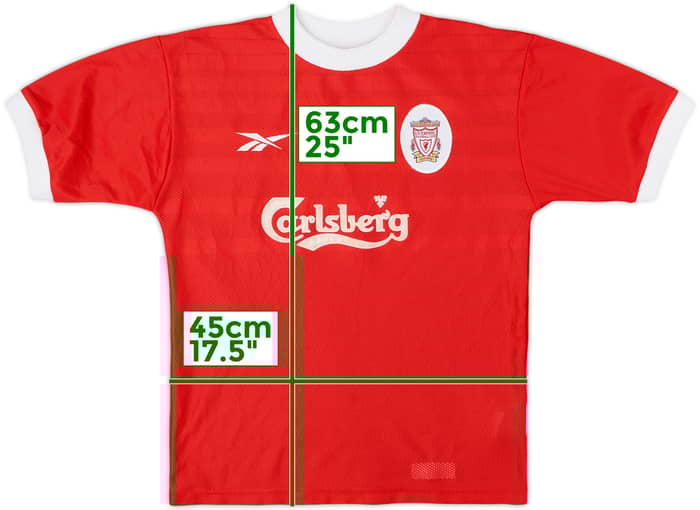 1998-00 Liverpool Home Shirt - 8/10 - (L.Boys)