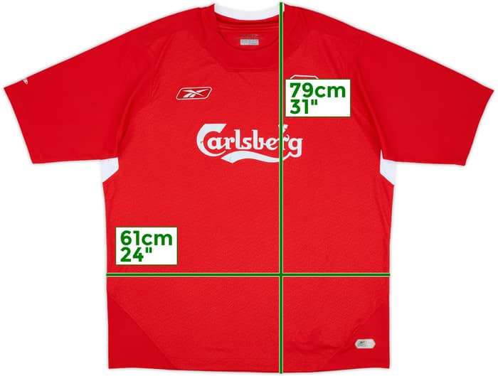 2004-06 Liverpool Home Shirt - 5/10 - (XL)