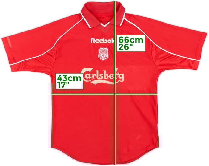 2000-02 Liverpool Home Shirt - 8/10 - (L.Boys)