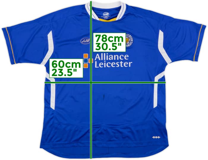 2005-06 Leicester Home Shirt - 5/10 - (XL)