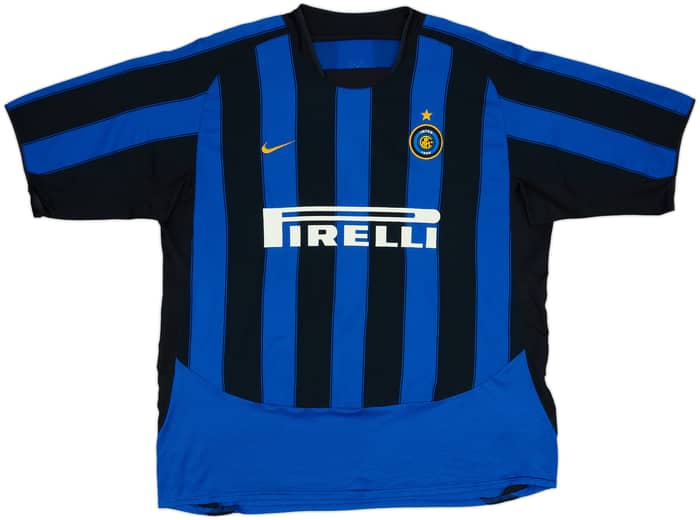 2003-04 Inter Milan Home Shirt J.Zanetti #4 - 7/10 - (XXL)
