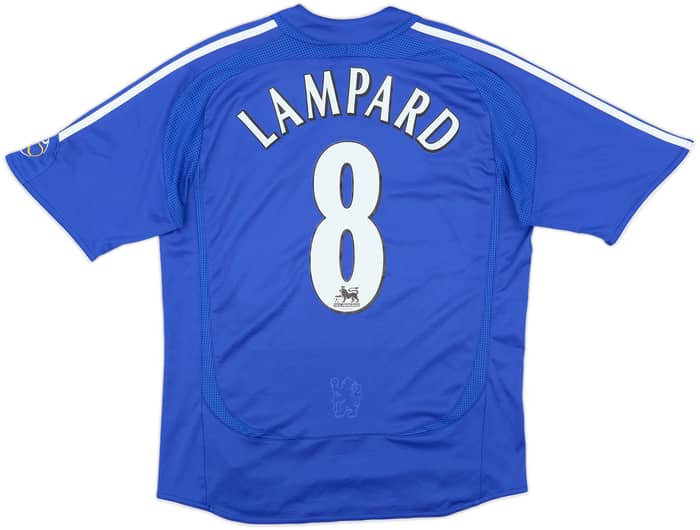 2006-08 Chelsea Home Shirt Lampard #8 - 8/10 - (XL.Boys)