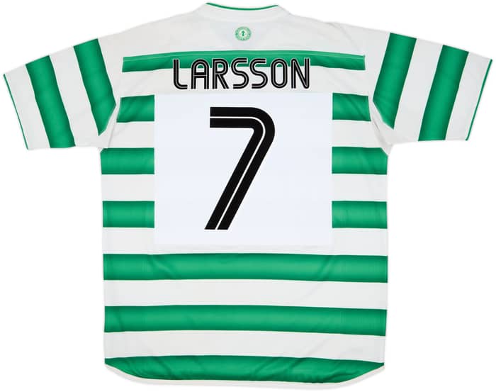 2003-04 Celtic Home Shirt Larsson #7 - 6/10 - (L)