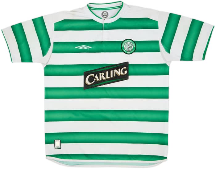 2003-04 Celtic Home Shirt Larsson #7 - 6/10 - (L)