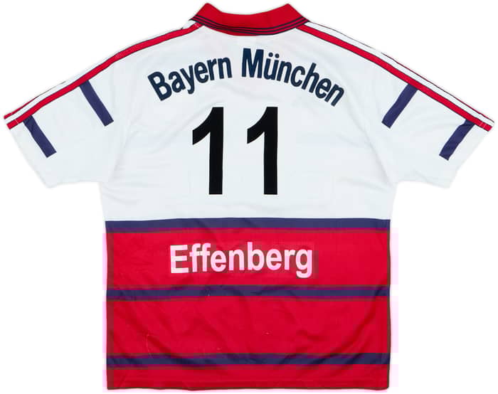 1998-00 Bayern Munich Away Shirt Effenberg #11 - 6/10 - (L.Boys)