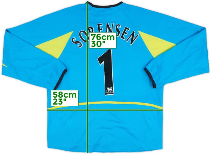 2003-04 Aston Villa GK Shirt Sørensen #1 - 8/10 - (S)