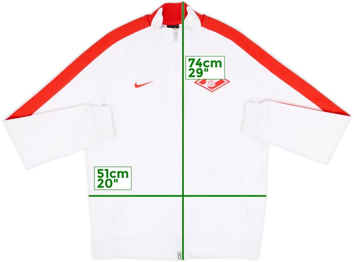 2014-15 Spartak Moscow Nike Track Jacket - 8/10 - (M)