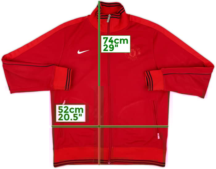 2013-14 Manchester United Nike Track Jacket - 8/10 - (L)