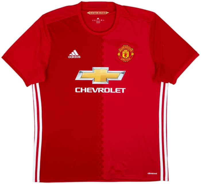 2016-17 Manchester United Home Shirt Pogba #6 - 5/10 - (XL)