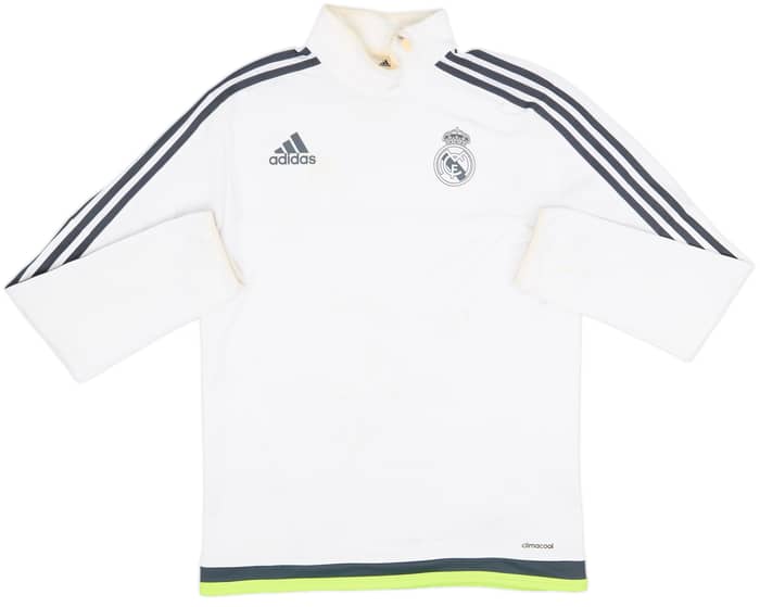 2015-16 Real Madrid adidas 1/4 Zip Drill Top - 5/10 - (S)