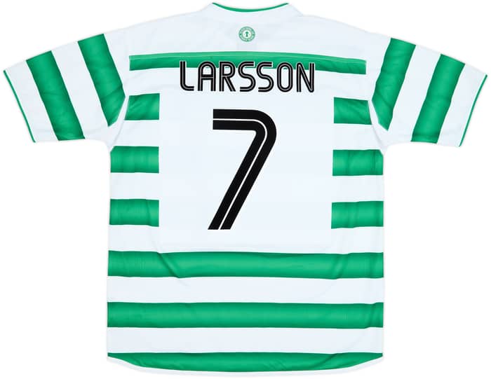 2003-04 Celtic Home Shirt Larsson #7 - 8/10 - (L)