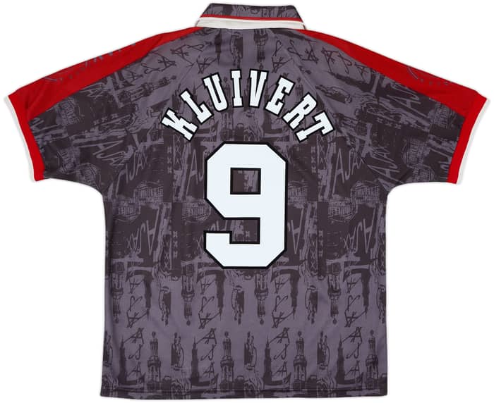 1996-97 Ajax Away Shirt Kluivert #9 - 10/10 - (L)