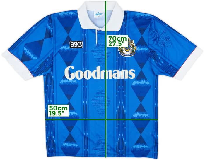 1993-95 Portsmouth Home Shirt - 8/10 - (M)