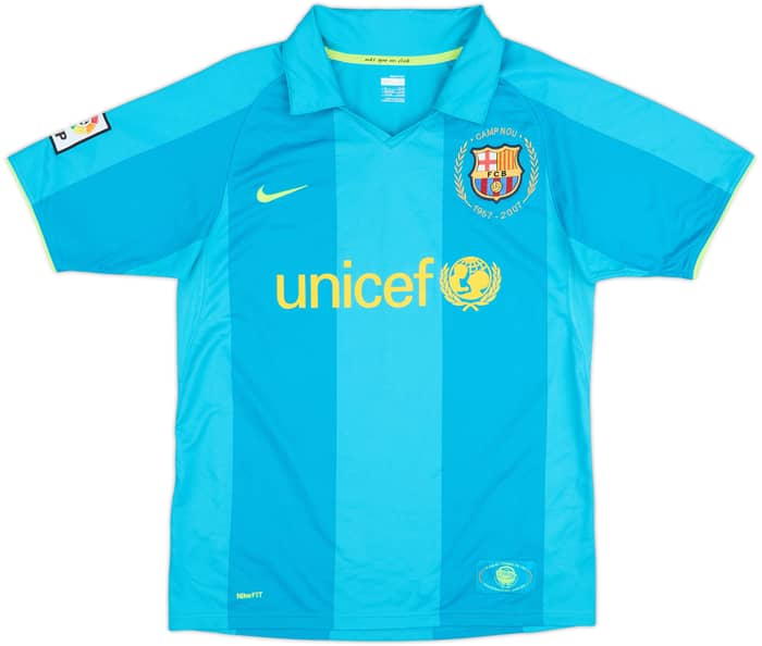 2007-09 Barcelona Away Shirt Ronaldinho #10 - 8/10 - (S)