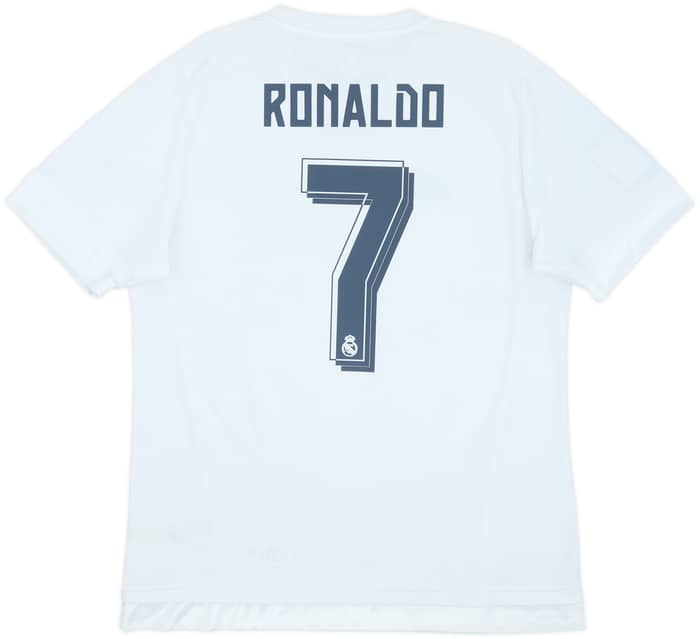 2015-16 Real Madrid Camiseta Local Ronaldo #7 - 6/10 - (L)