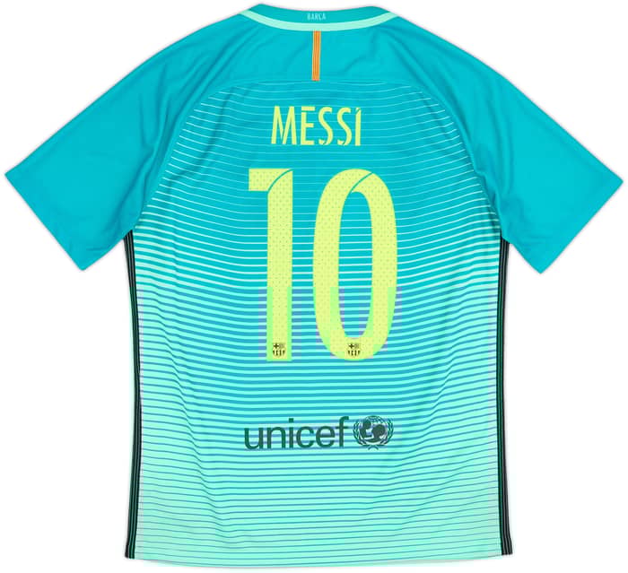 2016-17 Barcelona Third Shirt Messi #10 - 8/10 - (M)