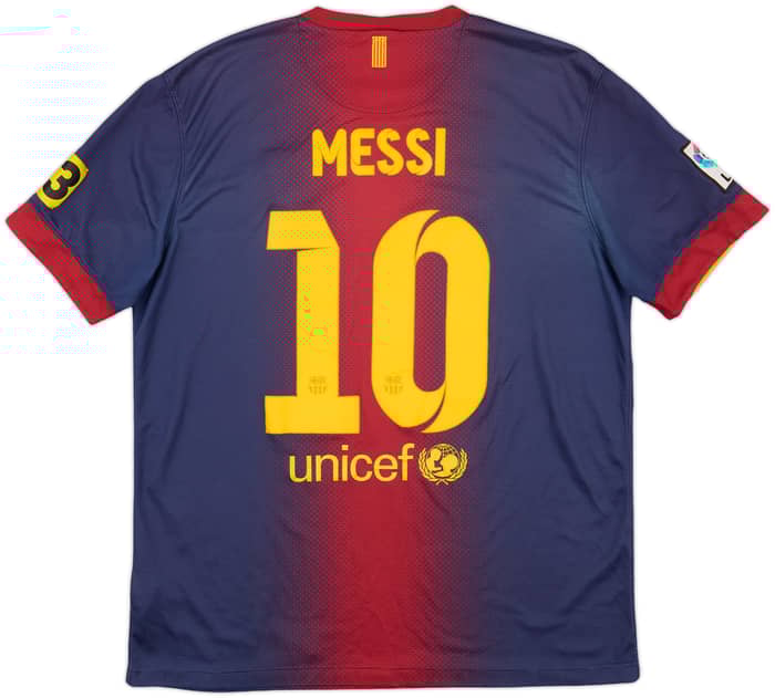 2012-13 Barcelona Home Shirt Messi #10 - 6/10 - (L)