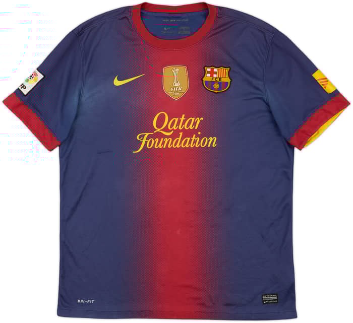 2012-13 Barcelona Home Shirt Messi #10 - 6/10 - (L)