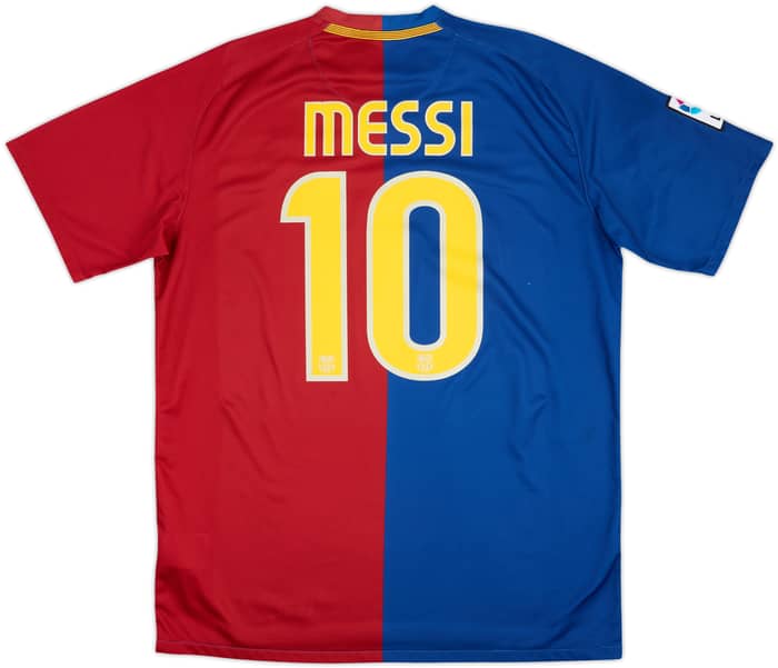 2008-09 Barcelona Home Shirt Messi #10 - 6/10 - (L)