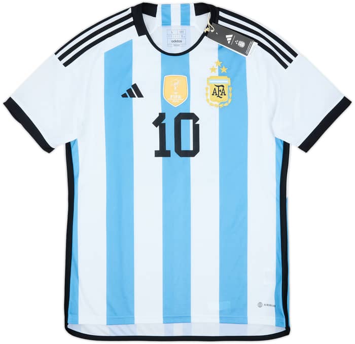 2022-23 Argentina Home Shirt Messi #10 (L)
