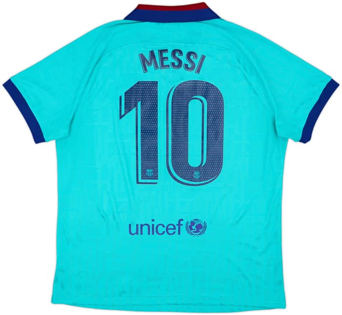 2019-20 Barcelona Authentic Third CL Shirt Messi #10 - 8/10 - (XL)
