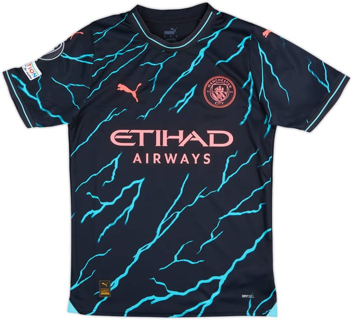 2023-24 Manchester City Third Shirt Haaland #9 - 6/10 - (S)