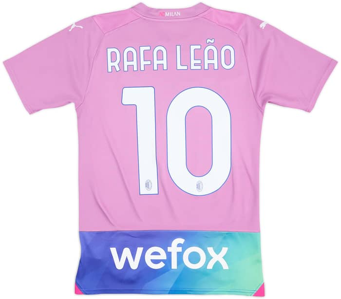2023-24 AC Milan Third Shirt Rafa Leao #10 - 8/10 - (XS)