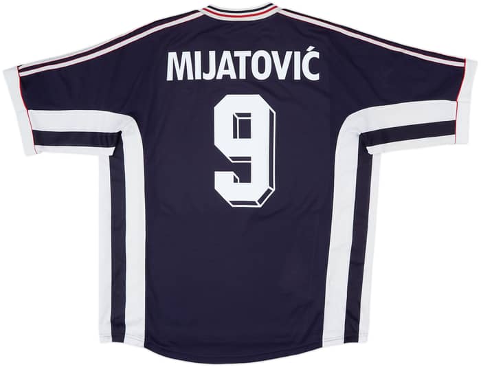 1998-99 Yugoslavia Home Shirt Mijatovic #9 - 8/10 - (XL)