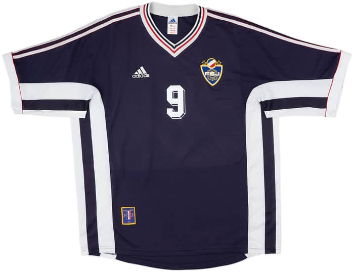 1998-99 Yugoslavia Home Shirt Mijatovic #9 - 8/10 - (XL)