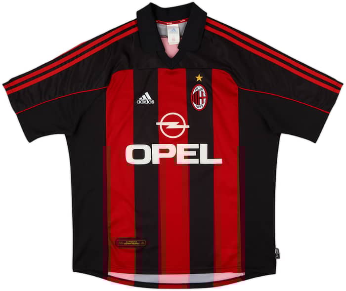 2000-02 AC Milan Home Shirt Shevchenko #7 - 9/10 - (XL)