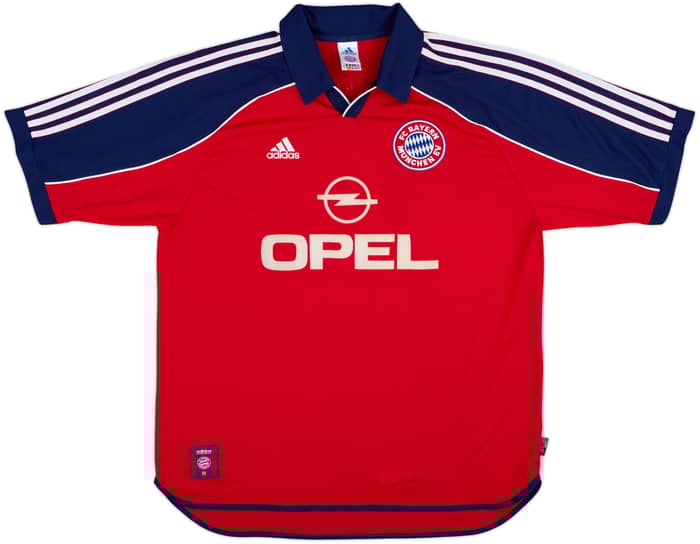 1999-01 Bayern Munich Home Shirt Elber #9 - 8/10 - (XL)