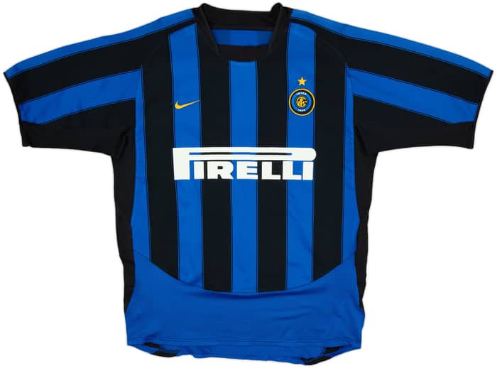 2003-04 Inter Milan Home Shirt J.Zanetti #4 - 8/10 - (XL)