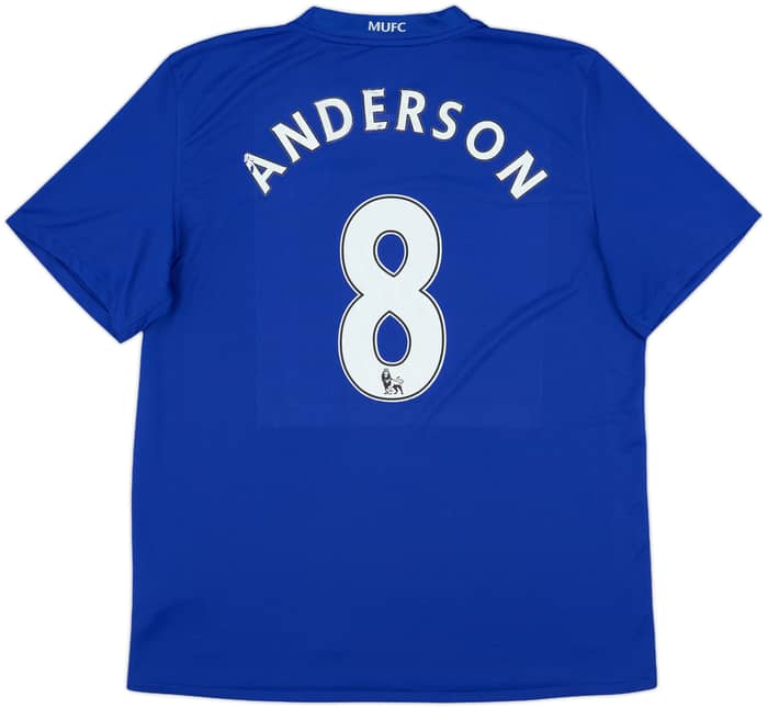 2008-09 Manchester United Third Shirt Anderson #8 - 6/10 - (L)