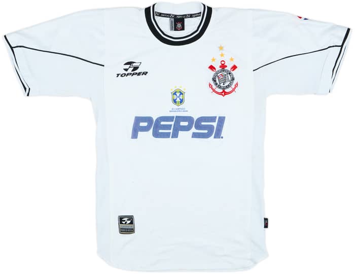 2000-01 Corinthians Home Shirt #11 - 6/10 - (S)