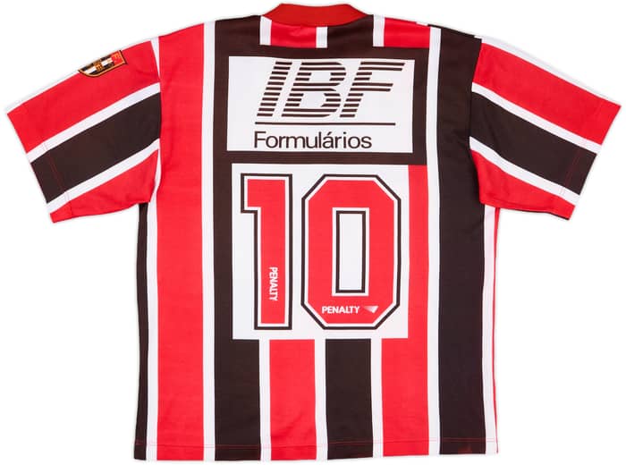 1991-92 Sao Paulo Away Shirt #10 - 9/10 - (M)