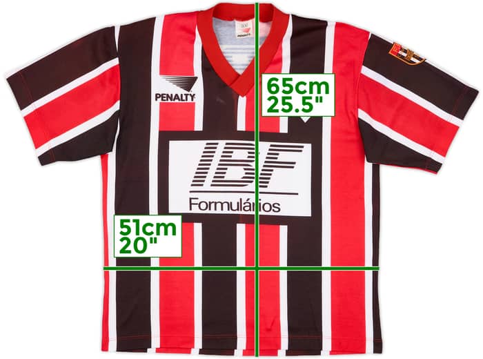 1991-92 Sao Paulo Away Shirt #10 - 9/10 - (M)