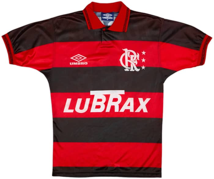 1992-93 Flamengo Home Shirt #10 - 8/10 - (S)