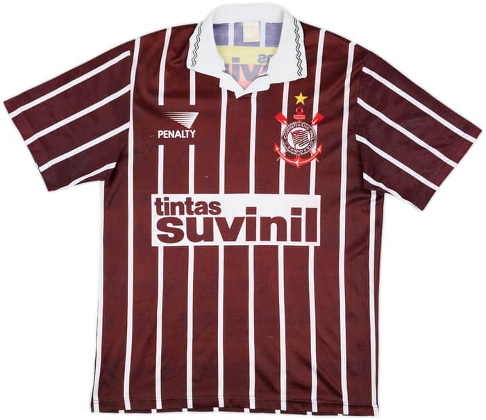 1995 Corinthians Away Shirt #9 - 6/10 - (L)