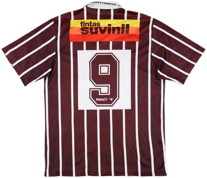 1995 Corinthians Away Shirt #9 - 6/10 - (L)
