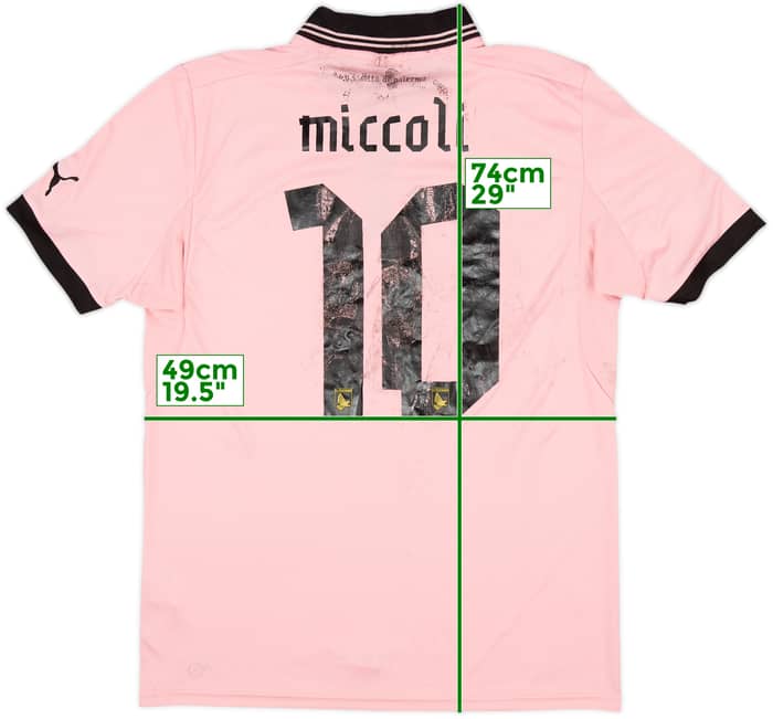 2012-13 Palermo Home Shirt Miccoli #10 - 4/10 - (L)