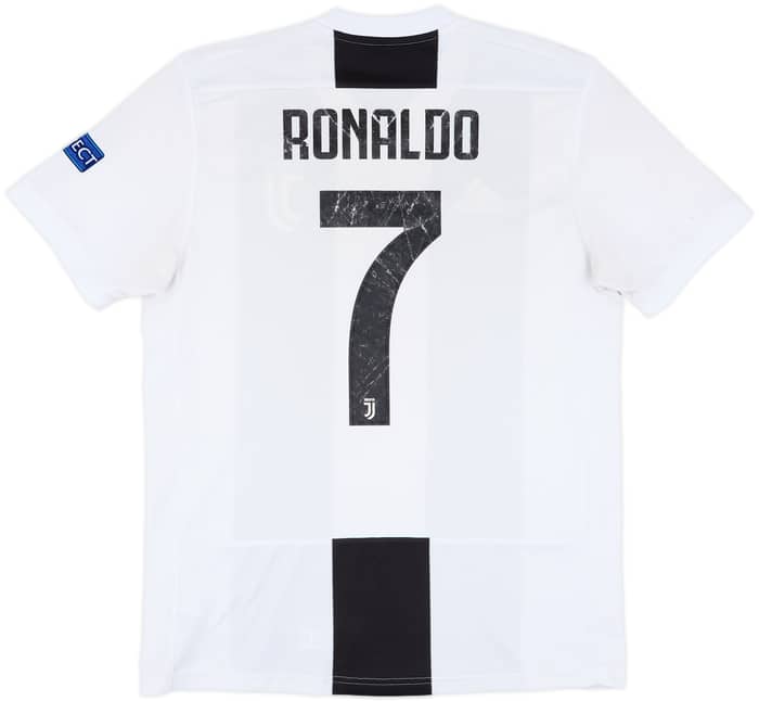 2018-19 Juventus Home Shirt Ronaldo #7 - 4/10 - (M)